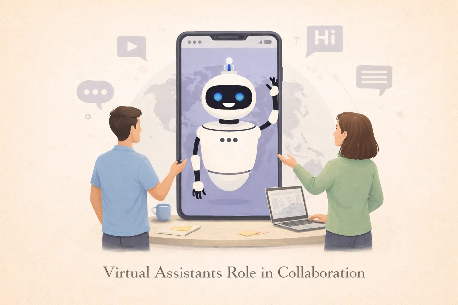 What Is the Role of Intelligent Virtual Assistants in Collaboration