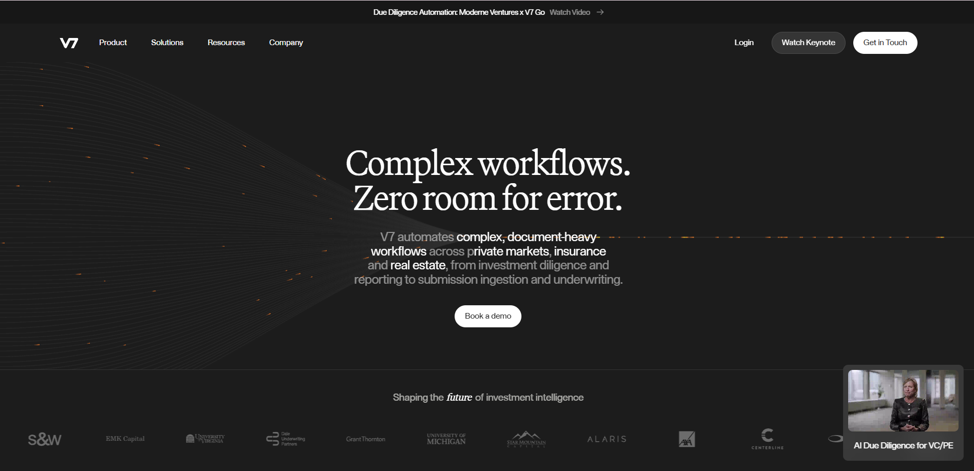 V7 Go document-workflow interface