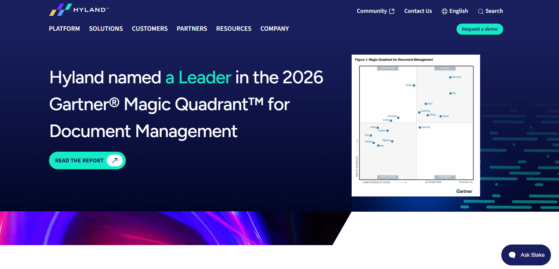 Hyland enterprise content services platform