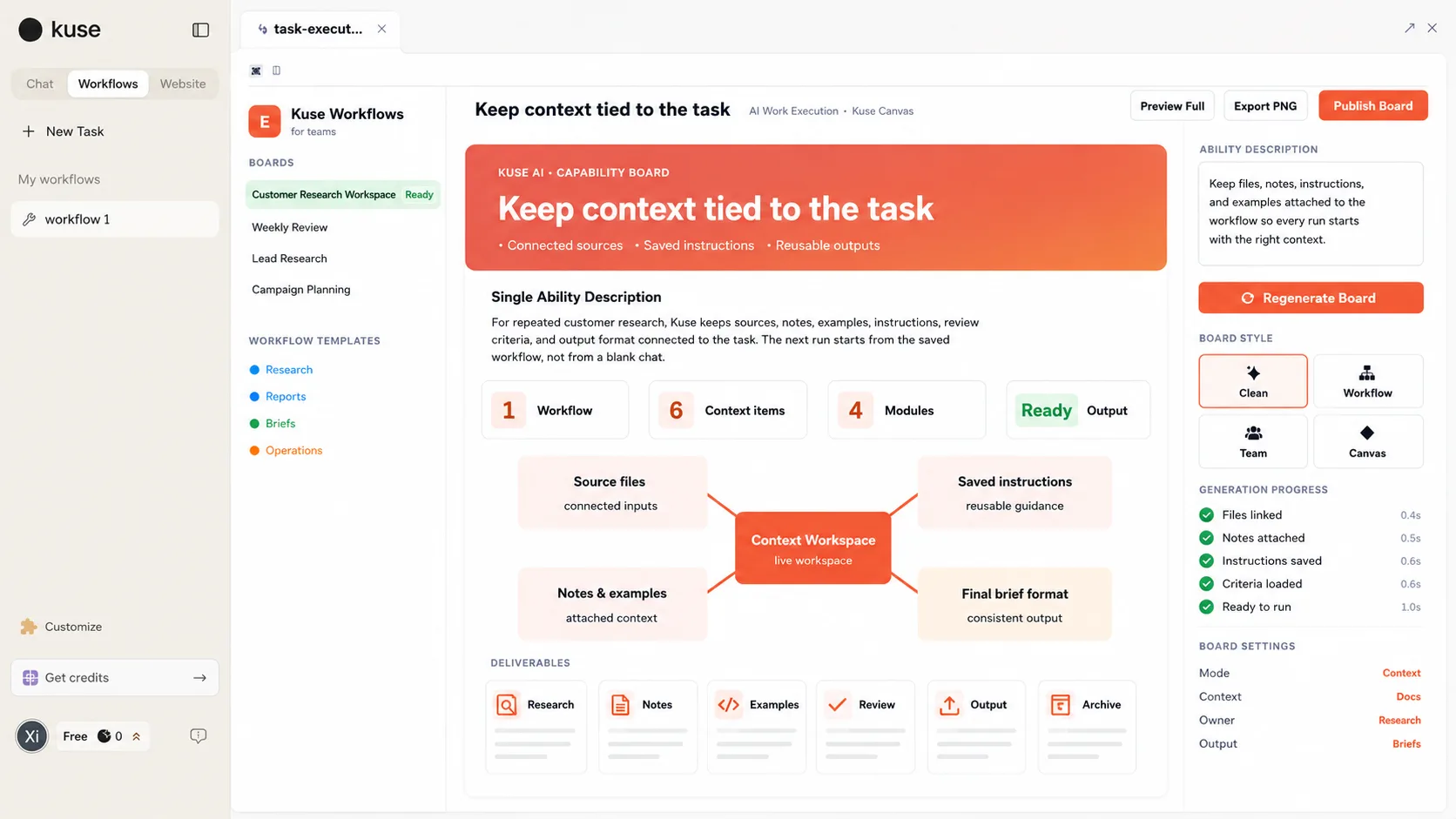 Keep context tied to the task, not the chat