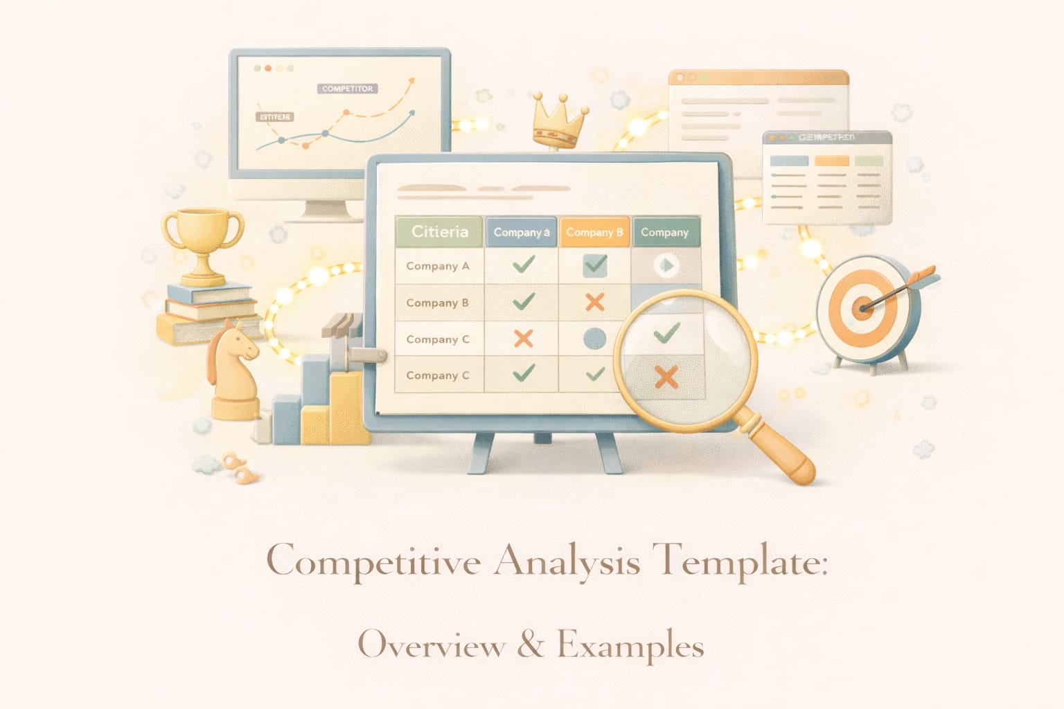 Competitive Analysis Template: Overview & Free Examples