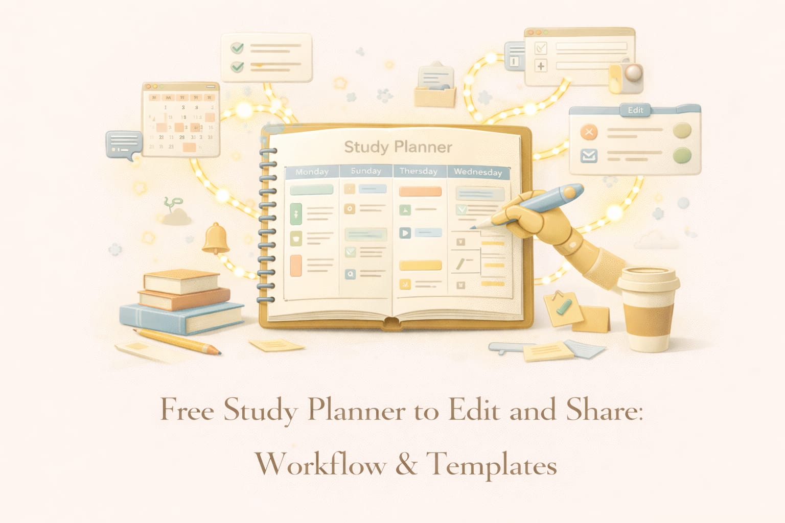 Free Study Planner to Edit and Share: Workflow & Templates